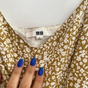 UNIQLO Mustard Slip Dress